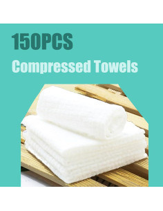 Toallas Comprimidas Desechables Coldpa 150PCS 20x20cm 2