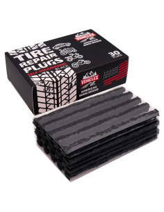 Kit de Tapones para Neumáticos Vehiclex - 30 Piezas, Negro