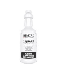 Limpiador Ultrasónico GemOro 1 Cuarto - Solución Concentrada