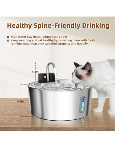 Fuente de Agua Inalámbrica para Perros Grandes CITIZILI 7L