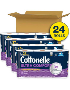 Papel Higiénico Cottonelle Ultra Comfort 24 Mega Rollos 2 Capas 2