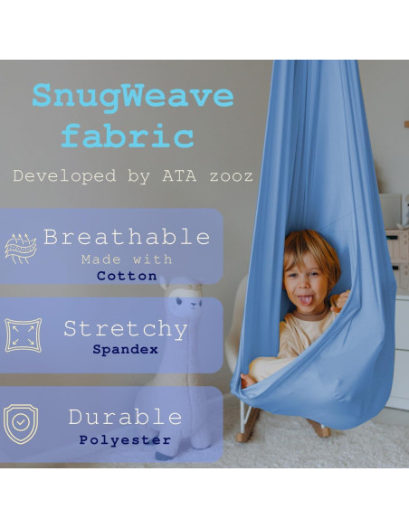 Columpio Sensorial ATA zooz 59x59cm para Niños y Adultos