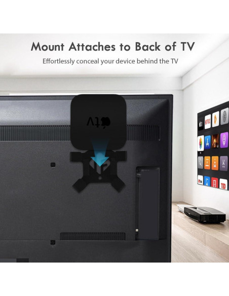 Soporte de Pared IFCASE para Apple TV 4K - Negro