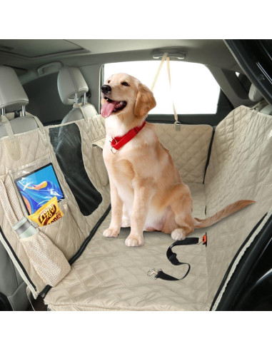 Funda de Asiento para Perros Bark Lover 5 en 1 Beige 132x147cm