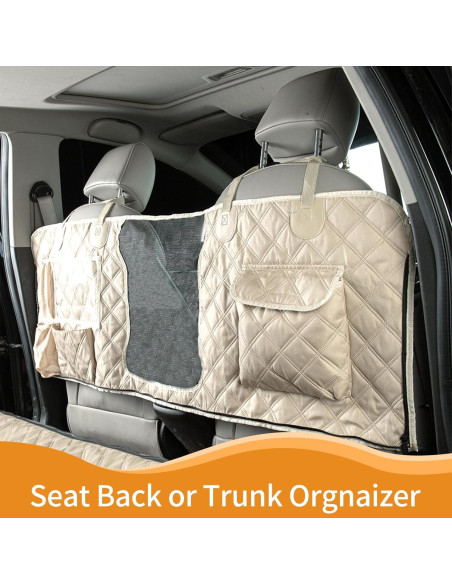 Funda de Asiento para Perros Bark Lover 5 en 1 Beige 132x147cm