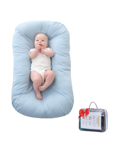 Cojín Nido para Bebés Loevin Azul 75x45 cm 1.5 kg