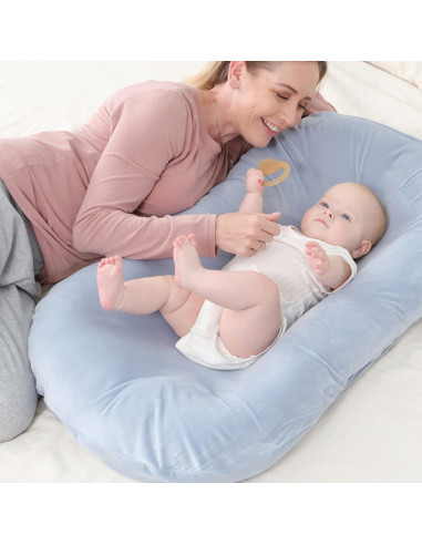 Cojín Nido para Bebés Loevin Azul 75x45 cm 1.5 kg