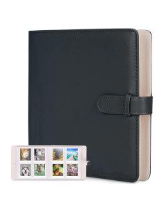 Álbum de Fotos Phetium 256 Bolsillos Negro para Instax y Polaroid