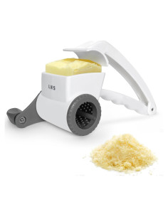 Rallador de Queso Manual LHS con Manivela de Acero Inoxidable