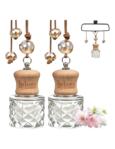 Ambientadores para Auto RoyAroma - 2 Piezas Sueño de Flor de Cerezo