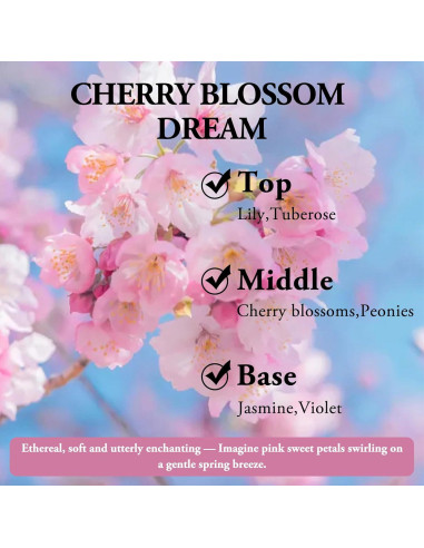 Ambientadores para Auto RoyAroma - 2 Piezas Sueño de Flor de Cerezo