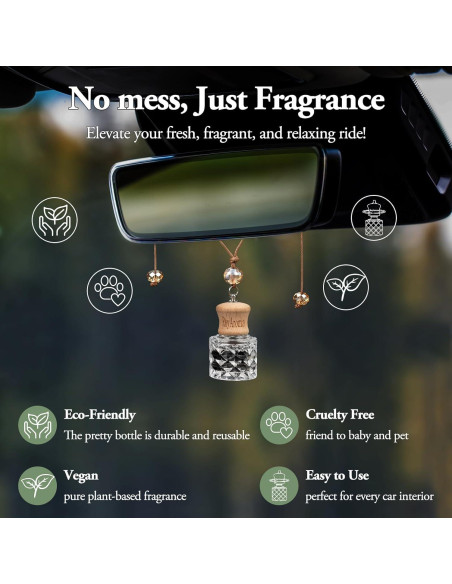 Ambientadores para Auto RoyAroma - 2 Piezas Sueño de Flor de Cerezo