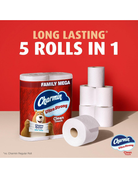 Papel Higiénico Charmin Ultra Strong Mega Familia 24 Rollos