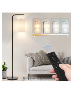 Lámpara de Pie LED Coucrek 158 cm Control Remoto 9W Negra