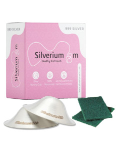 Copas de Lactancia de Plata Silveriumom - 100% Plata Pura