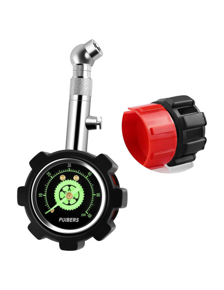 Manómetro de Neumáticos PUIBERS 60 PSI con Dial Brillante