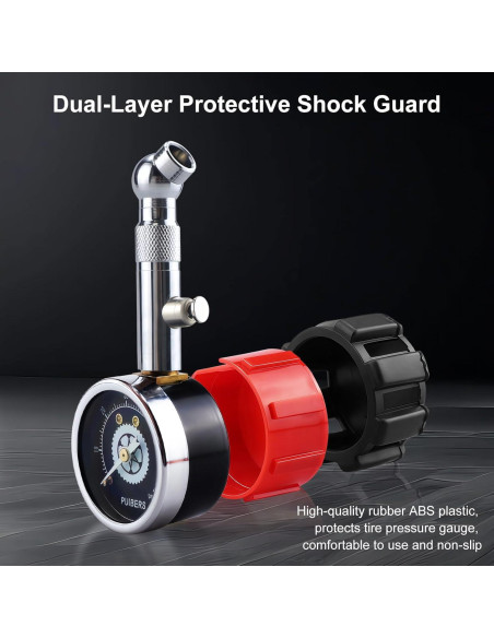 Manómetro de Neumáticos PUIBERS 60 PSI con Dial Brillante