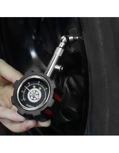 Manómetro de Neumáticos PUIBERS 60 PSI con Dial Brillante