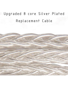 Cable de Auriculares FEDAI 2 Pines 2.5mm Baño de Plata 1.2m 2