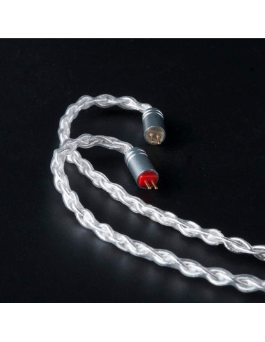 Cable de Auriculares FEDAI 2 Pines 2.5mm Baño de Plata 1.2m