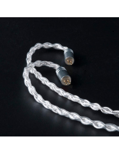 Cable de Auriculares FEDAI 2 Pines 2.5mm Baño de Plata 1.2m