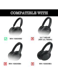 Funda Protectora Aiivioll para Auriculares Sony WH-1000XM5 - Negro 2