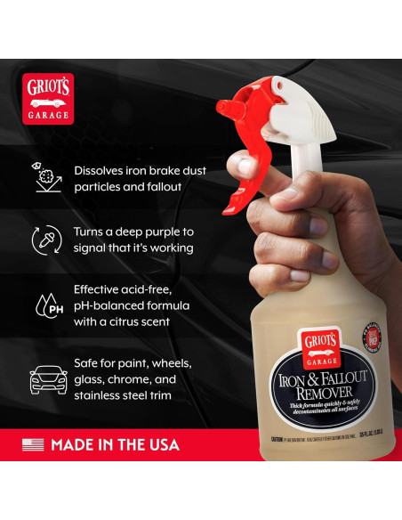 Removedor de Hierro y Fallout Griot's Garage 992ml para Autos