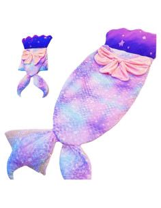 Saco de dormir infantil Nalexmi Sirena 137x64.5 cm con almohada