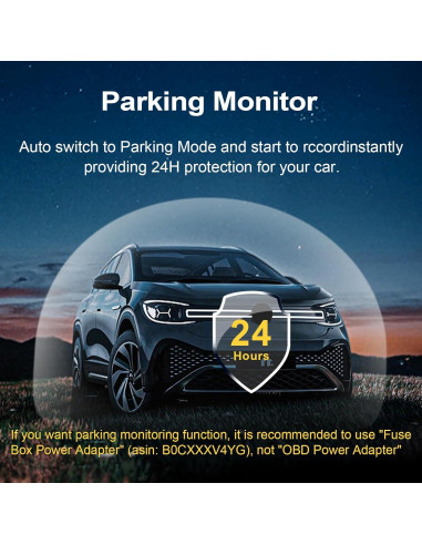 Cámara Dash 4K Mangoal para Ford Maverick 2022-2024, WiFi