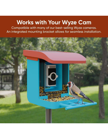 Caja de cámara para comedero de aves Wyze - Resistente a la intemperie
