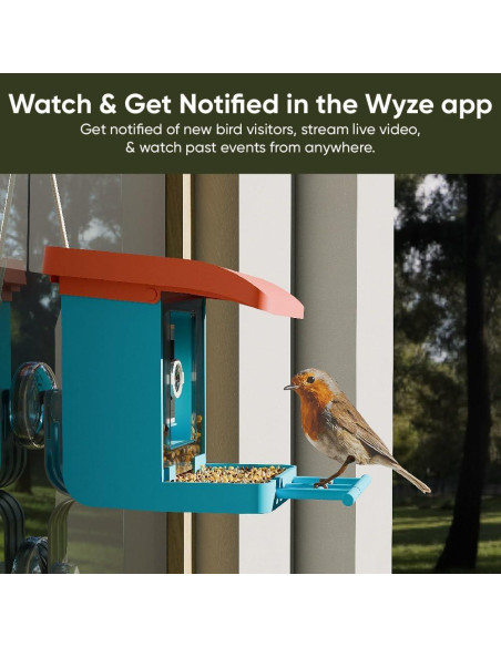 Caja de cámara para comedero de aves Wyze - Resistente a la intemperie