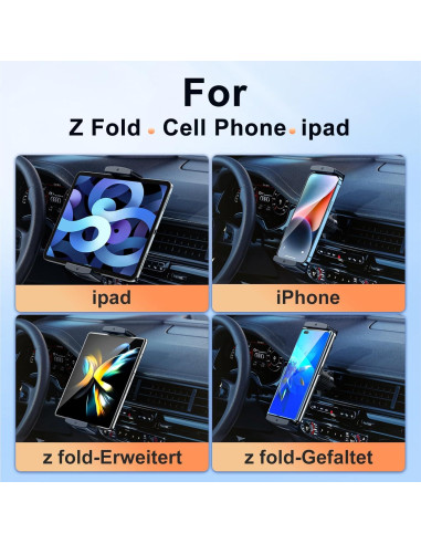 Soporte para teléfono en coche DICMKY con rotación 360