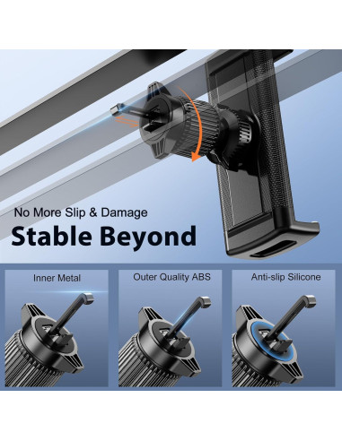 Soporte para teléfono en coche DICMKY con rotación 360