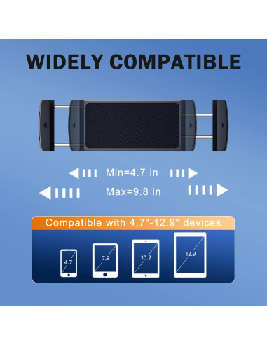 Soporte para teléfono en coche DICMKY con rotación 360