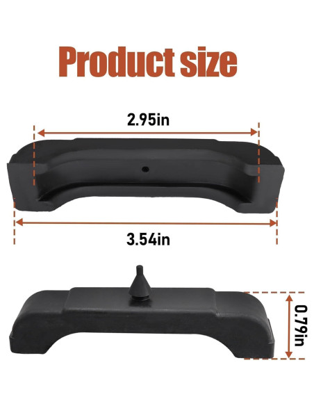 Almohadillas de Soporte de Radiador LoloWheat 3 Núcleos