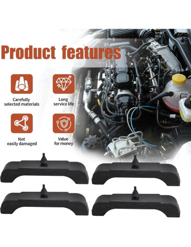 Almohadillas de Soporte de Radiador LoloWheat 3 Núcleos