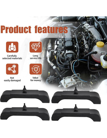 Almohadillas de Soporte de Radiador LoloWheat 3 Núcleos