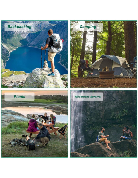 Pala de Camping Plegable FLYEGO 9 en 1, Acero Carbono, 63 cm