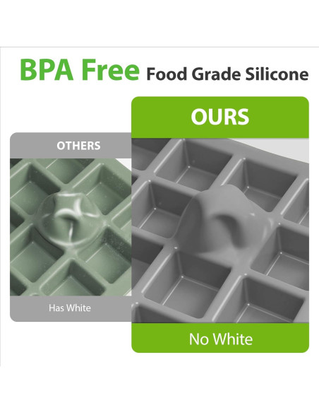 5 Moldes de Silicona Antiadherentes Superlong para Alimentos