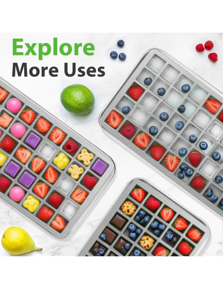 5 Moldes de Silicona Antiadherentes Superlong para Alimentos