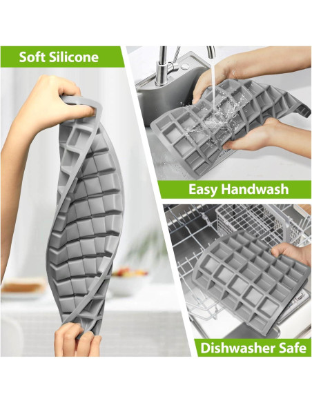 5 Moldes de Silicona Antiadherentes Superlong para Alimentos