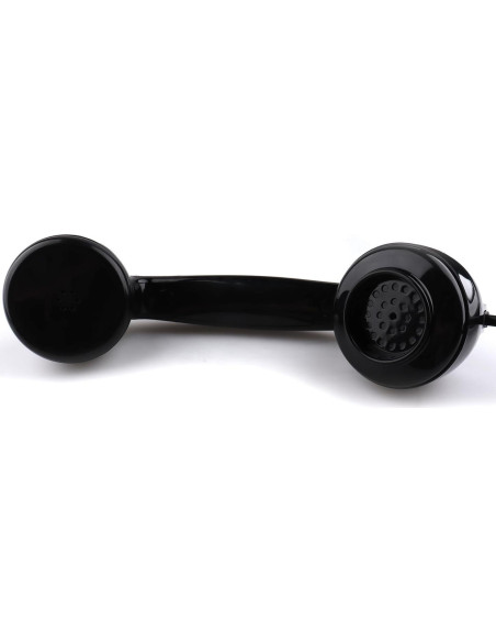 Teléfono Retro Clásico con Redial Negro - SIXDEFLY