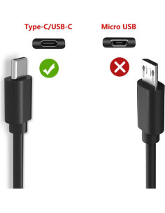 Cable de Carga USB C Adhiper 50cm para Auriculares Sony 2