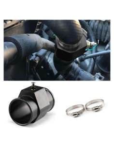 Adaptador de Manguera de Temperatura de Agua AICEL 32mm Negro