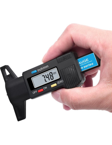 Calibrador Digital de Profundidad de Banda de Rodadura ALLmeter 0-25.4mm