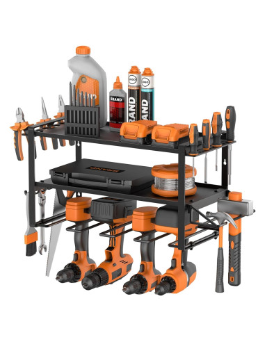 Organizador de Herramientas Eléctricas Satiarep Montado en Pared 3 Capas