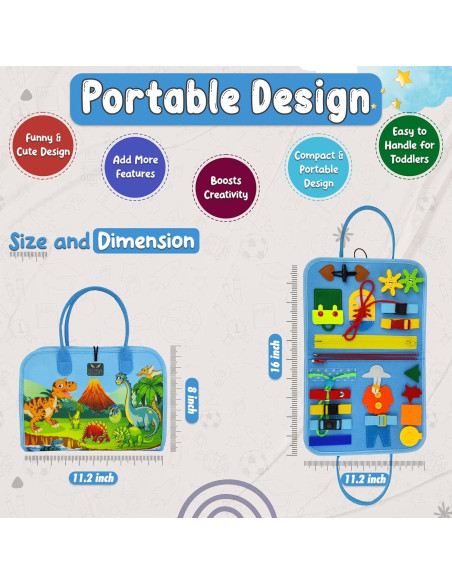 Libro Ocupado Montessori Dessa Lifestyle 25 Actividades Azul Libro Ocupado Montessori Dessa Lifestyle 25 Actividades Azul