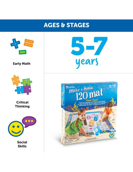 Juego de Piso Matemáticas Learning Resources 1.22m Interactivo Juego de Piso Matemáticas Learning Resources 1.22m Interactivo