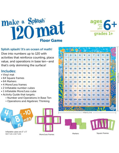 Juego de Piso Matemáticas Learning Resources 1.22m Interactivo