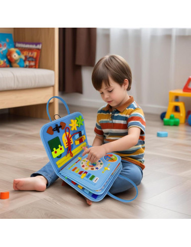 Libro Ocupado Montessori Dessa Lifestyle 25 Actividades Azul